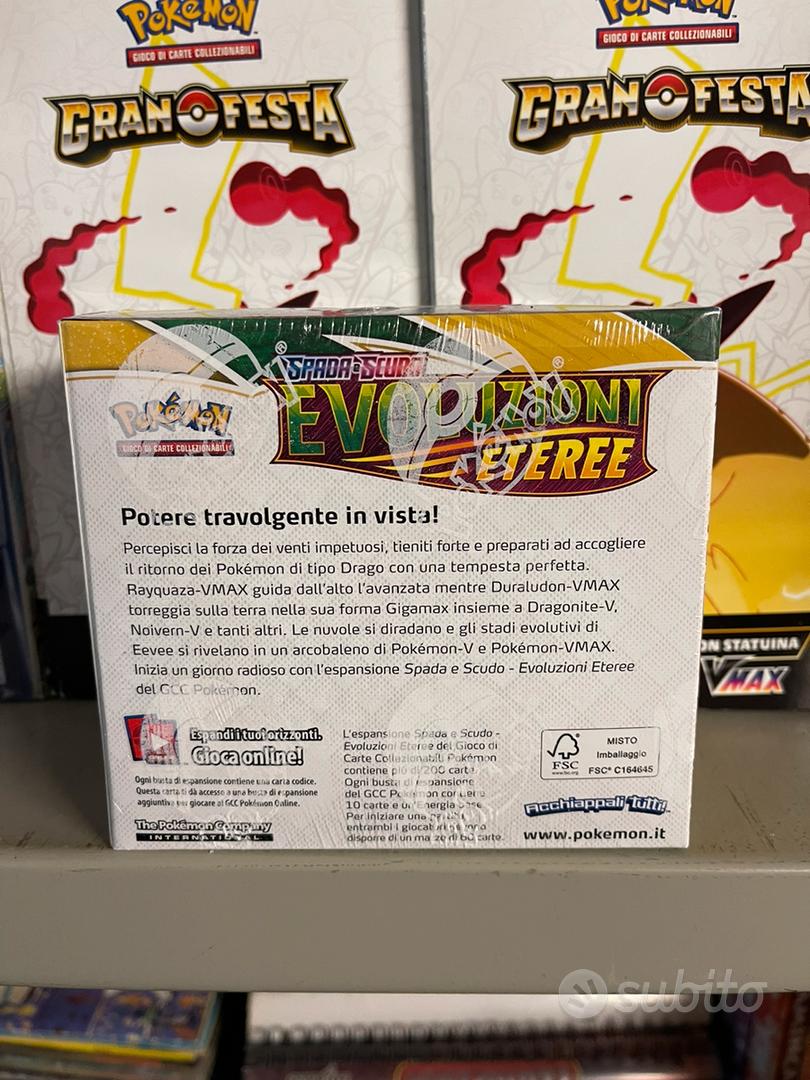 Pokemon box di buste evoluzioni eteree ita