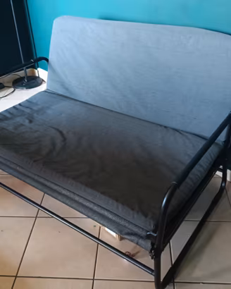 Divano letto Ikea Hammarn grigio