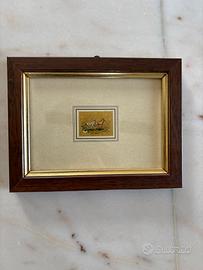 Cromolitografia d’arte su foglia d’oro
