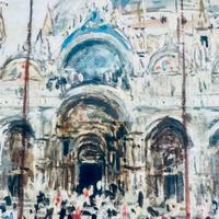 Venezia Piazza San Marco originale Pierangiolo Bas