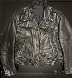 Giacca pelle chiodo uomo