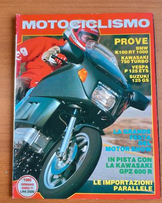 Motociclismo 1985 k100 rt 750 turbo gpz 600 r vesp