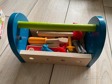 Set giochi in legno educativi