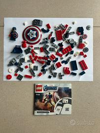 Lego 76168 Armatura mech di Capitan America