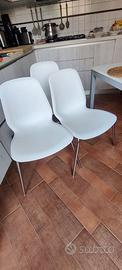 Set 3 Sedie IKEA LEIFARNE - Color Bianco