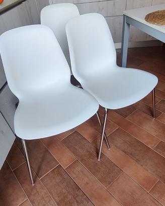 Set 3 Sedie IKEA LEIFARNE - Color Bianco