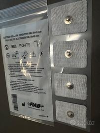 20 elettrodi conduttivi a clip 35x45 fiab