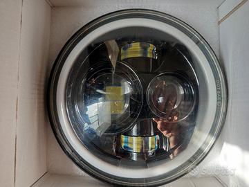 faro led moto 7 pollici