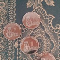 QUATTRO monete commemorative - fds