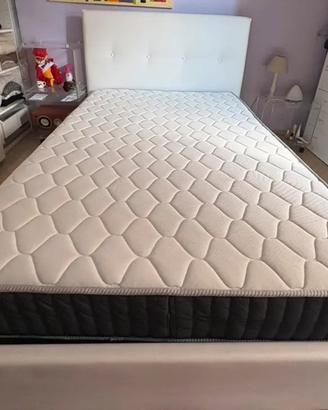 Letto conteniore piazza e mezza con materasso