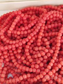 collana di corallo pallini 