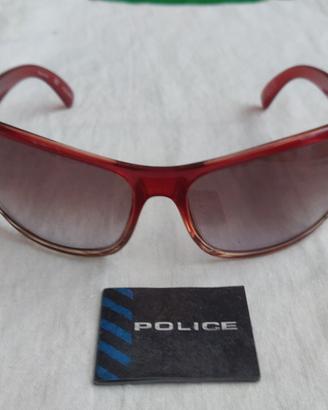Occhiali sole Police Uomo Rosso Sfumato