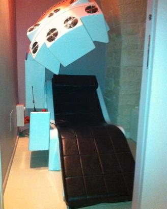 Solarium Penta facciale con lettino vibrante