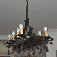  2 lampadari stile country  vecchia america