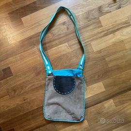 Borsa a tracolla GABS in vera pelle e camoscio