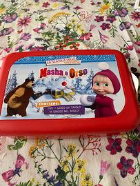 Gioco da tavolo Masha e Orso con DVD e portamerend