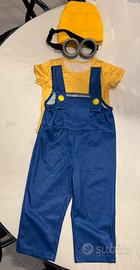 Costume carnevale Minions bimbo 3 anni