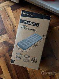 Materassino gonfiabile singolo declathon + pompa