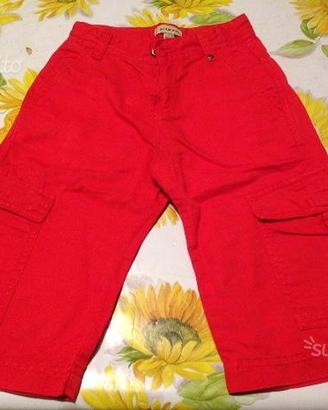 Completo bimbo Burberry rosso
