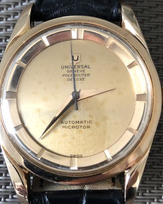 Universal Genève Polerouter De Luxe Rose Gold