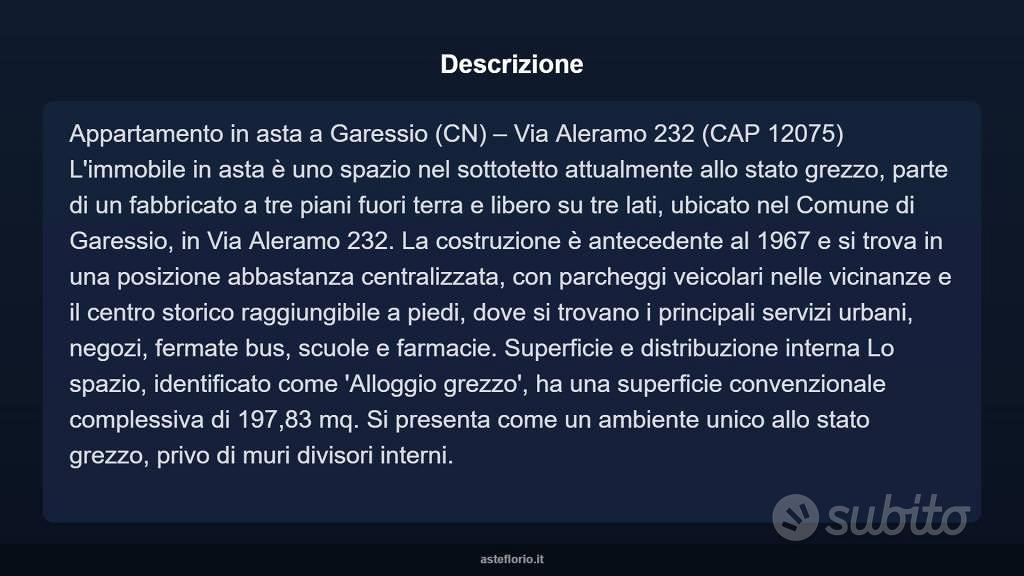 Appartamento – Garessio - Vista 4