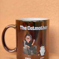 Tazza in ceramica, Gatti