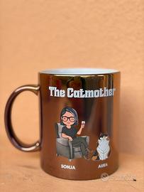 Tazza in ceramica, Gatti