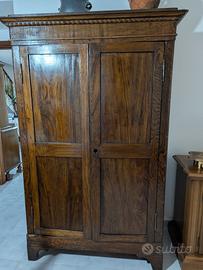 Armadio antico fine ’800 in legno massello