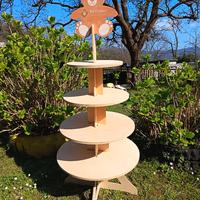 Espositore legno a ripiani