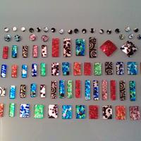 Ciondoli pietre in vetro di murano