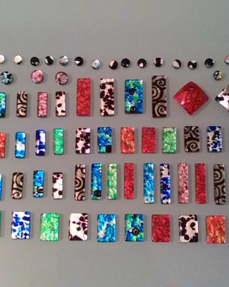 Ciondoli pietre in vetro di murano