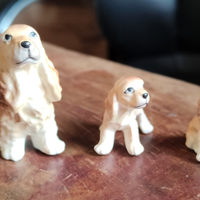 Tre Piccoli CANI PORCELLANA VINTAGE