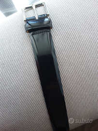 Cintura uomo nera pelle elegante Andrea D'Amico