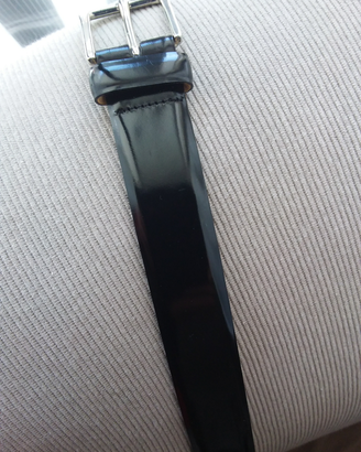 Cintura uomo nera pelle elegante Andrea D'Amico