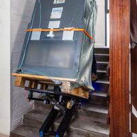 Carrello saliscale elettrico 350kg
