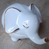 Raffinata Scultura Portagioie Elefante-Dalla Valle