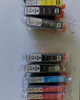 10 Cartucce 364 HP