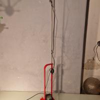 piantana design anni 70 toio rossa flos