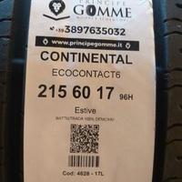 2 gomme 215 60 17 continental a4628