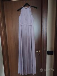 vestito cerimonia rosa antico 