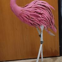 Fenicottero in metallo