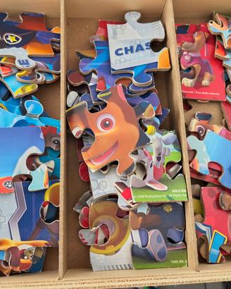 Puzzle in legno paw patrol