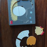 puzzle gallina pulcino uovo goula