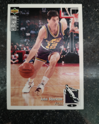 Upper deck John Stockton NBA card