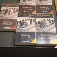 lotto stock espositori per modellini  il signore d