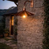 Lampada applique in rame artigianale