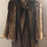 Elegante pelliccia autentica di procione - Vintage
