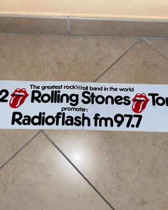 ADESIVO CONCERTO ROLLING STONES TORINO 1982