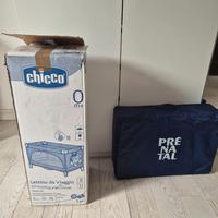 Lettino da viaggio per bambini + materasso extra