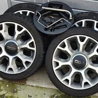 Cerchi in lega e gome fiat 500 anno 2013